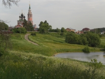 Симферопольское шоссе км от МКАД, дер. Валищево (Лопатино), Подольский район, участок 12,3-соток правильной формы, ДНТ, 35 км. от МКАД, пустой, рядом большие водоемы, церковь, панорамный вид, лес